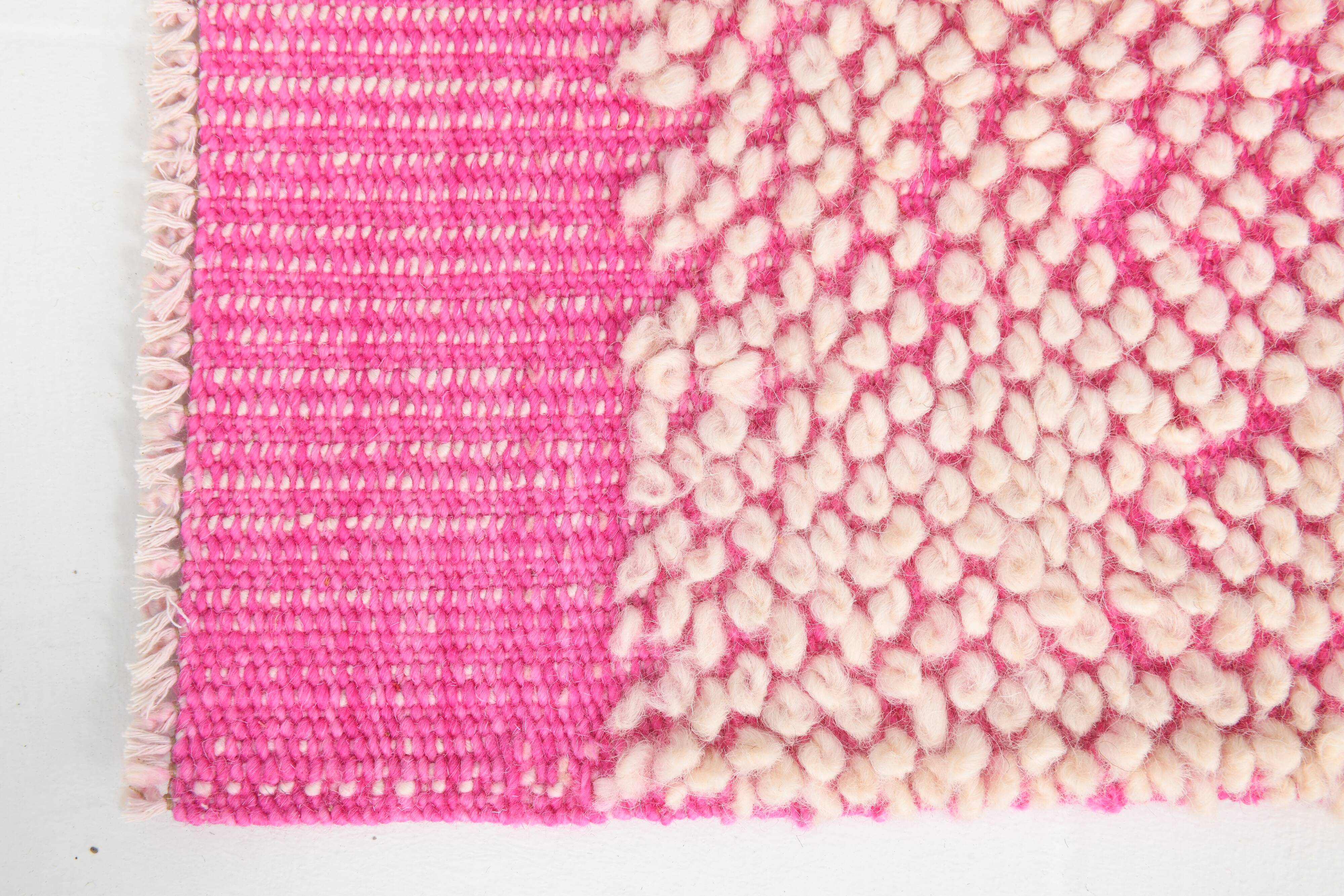 8x10 Pink & Beige Vintage Kilim Rug, 249x300Cm