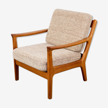 Vintage teak lounge chair by Juul Kristensen, 1960s