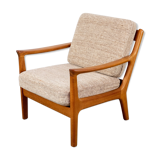 Vintage teak lounge chair by Juul Kristensen, 1960s