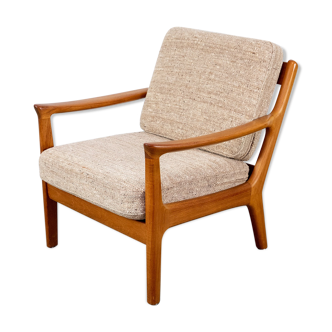 Vintage teak lounge chair by Juul Kristensen, 1960s