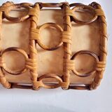 Vintage bamboo sconces