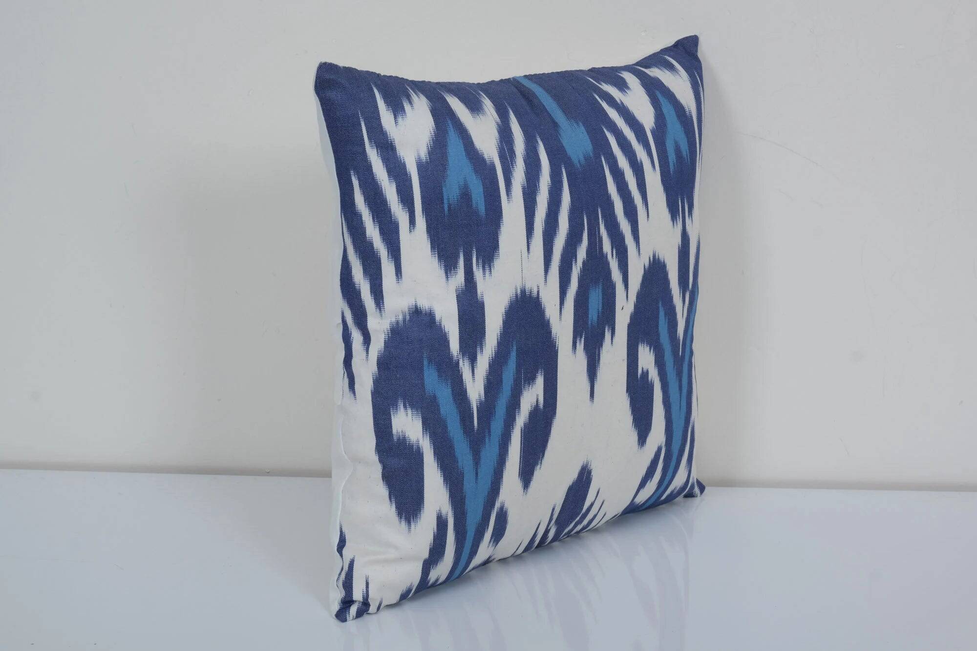 Vintage ikat cushion cover 36x36 cm