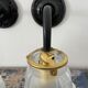 Pair of new electrified Art Deco wall lamps