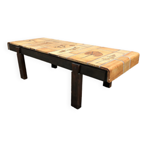 Table basse vintage en