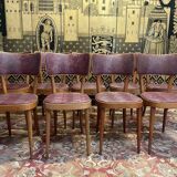 Suite de 9 chaises de bistrot Baumann