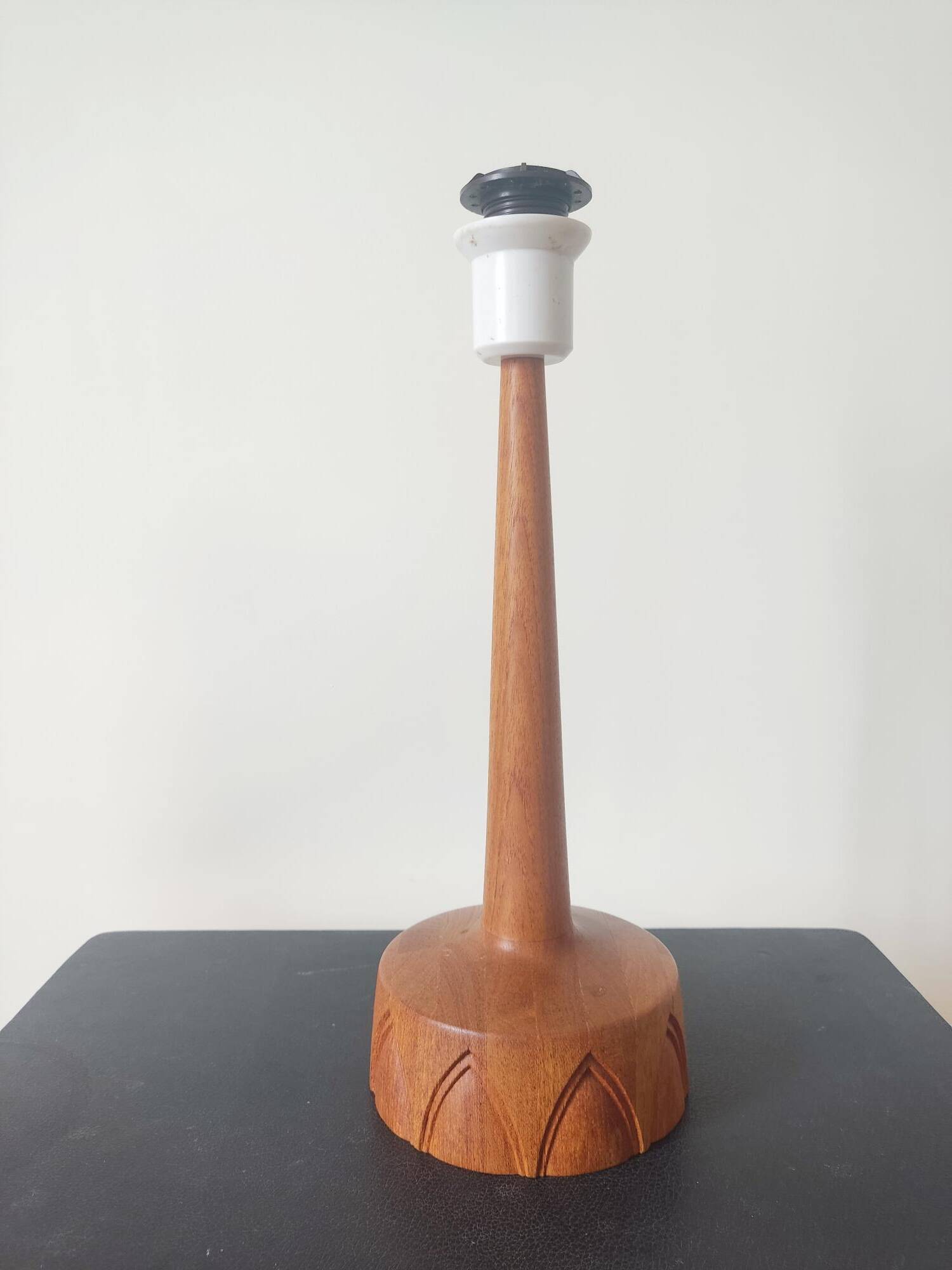 Pair of Teak lamps from Tranås Stilarmatur, Sweden, 1960s