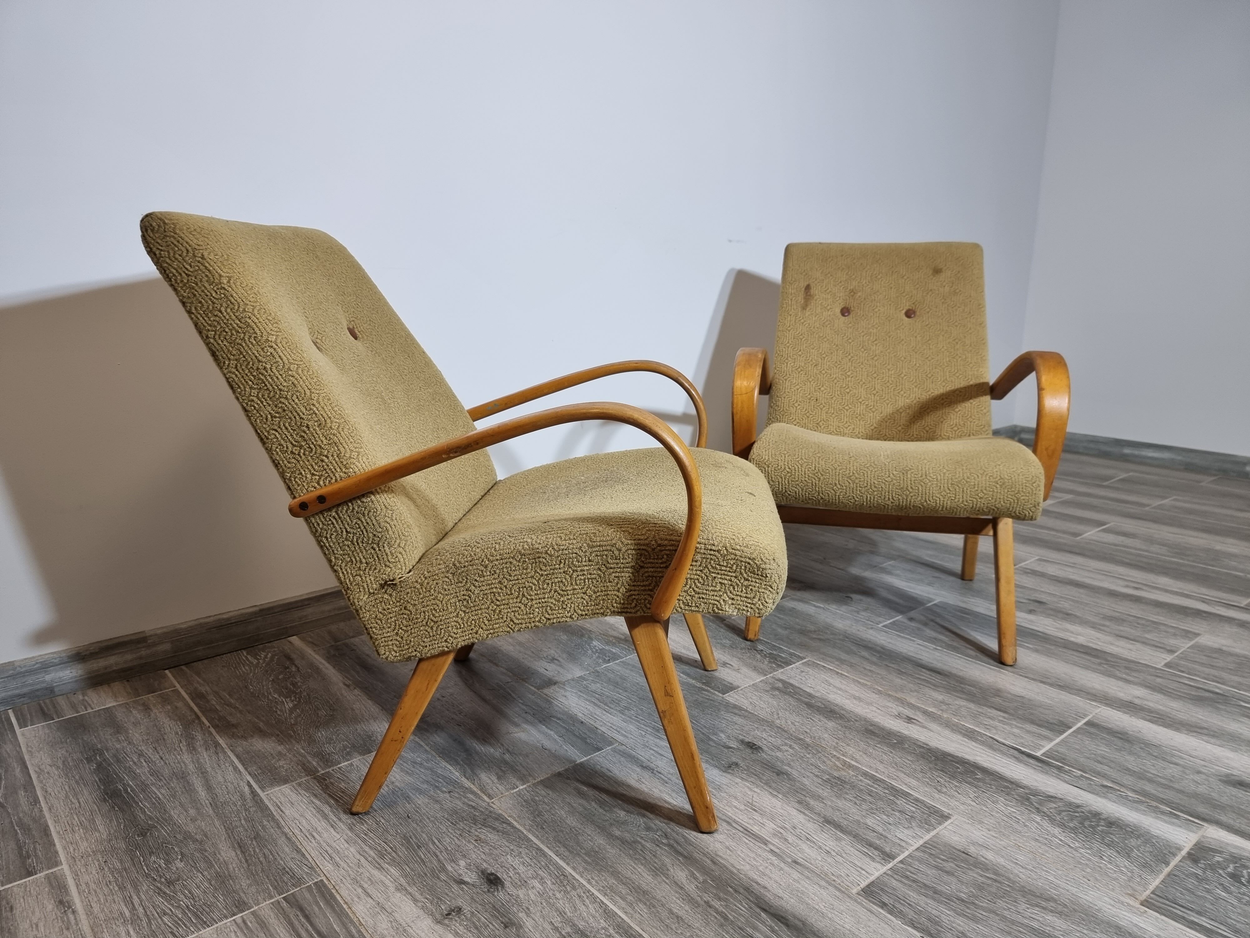 Armchairs by Jaroslav Smidek