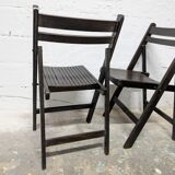 Chaise pliante en bois