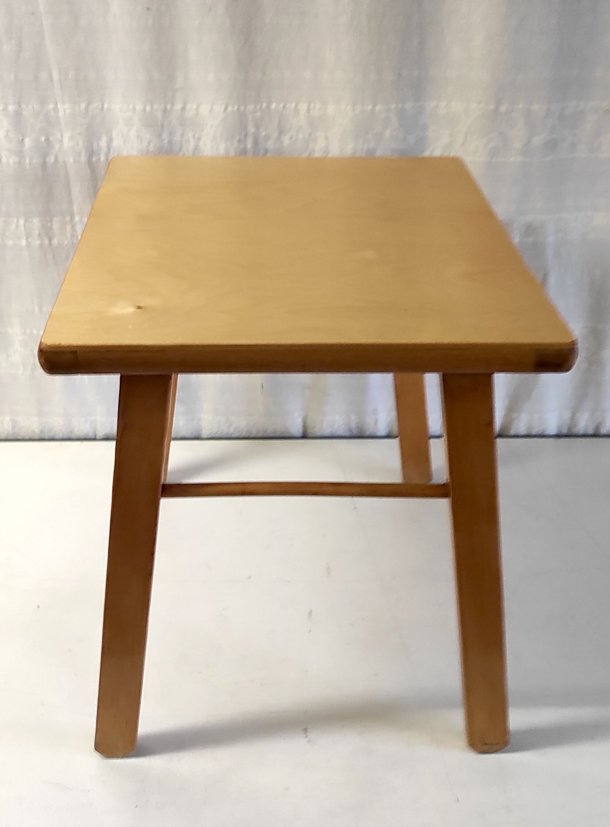 Solid wood side table 60s 70s