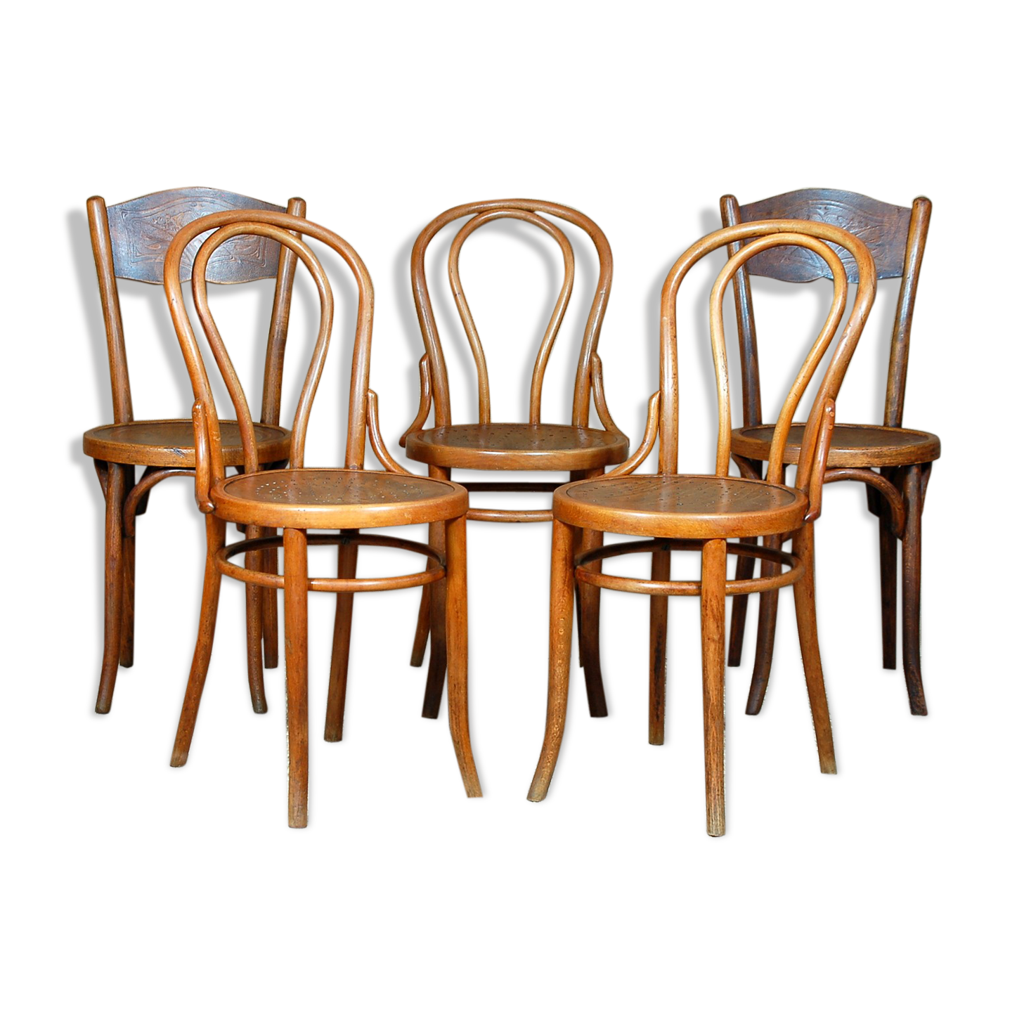 Lot 5 chairs bistro Baumann 20