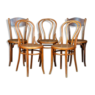 Lot 5 chairs bistro Baumann 20