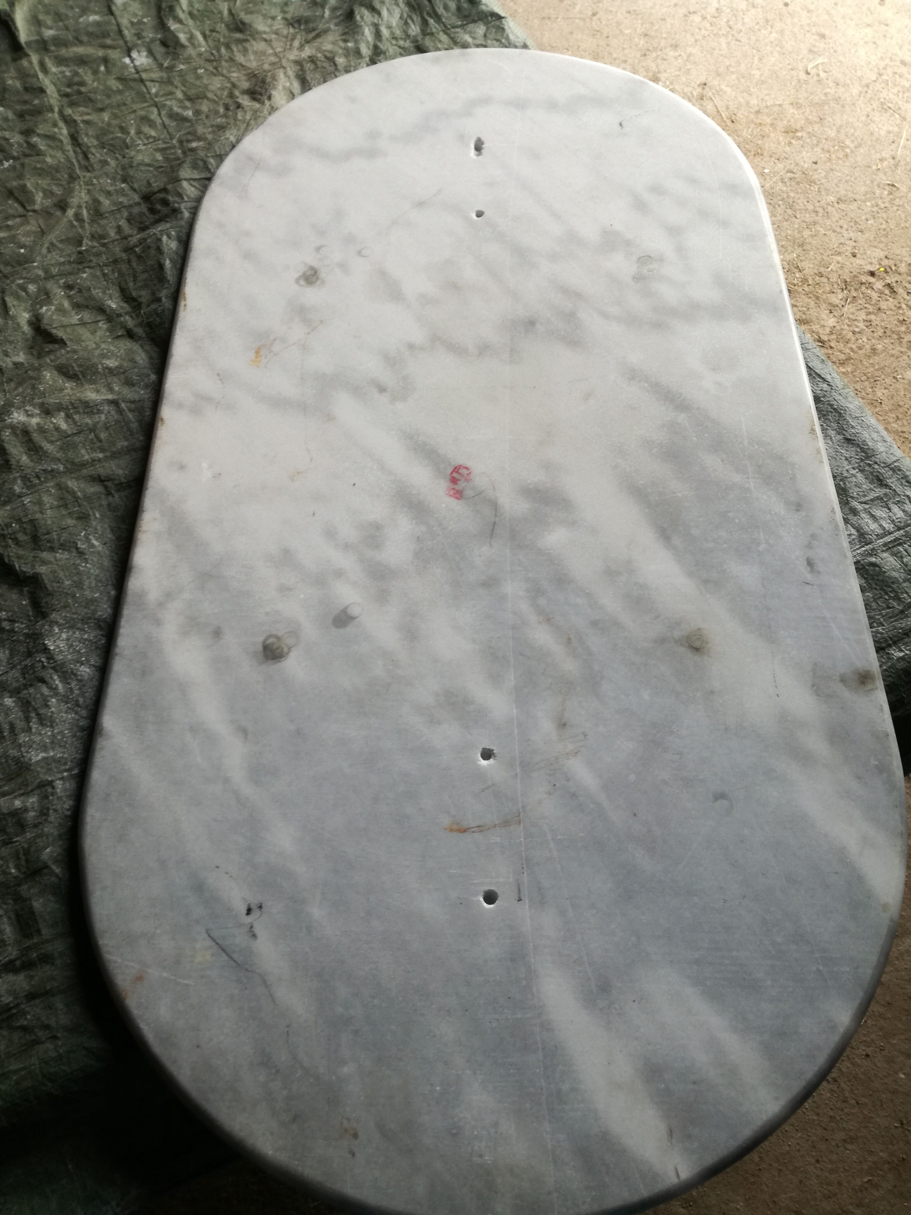 Bistro table 1900 in Carrara marble