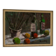 "Nature morte, vin et fruits" de Bronstolf.