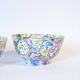 Pair of Chinese porcelain bowls with floral decoration