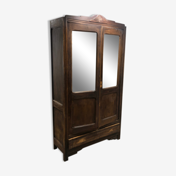 Armoire portes miroir