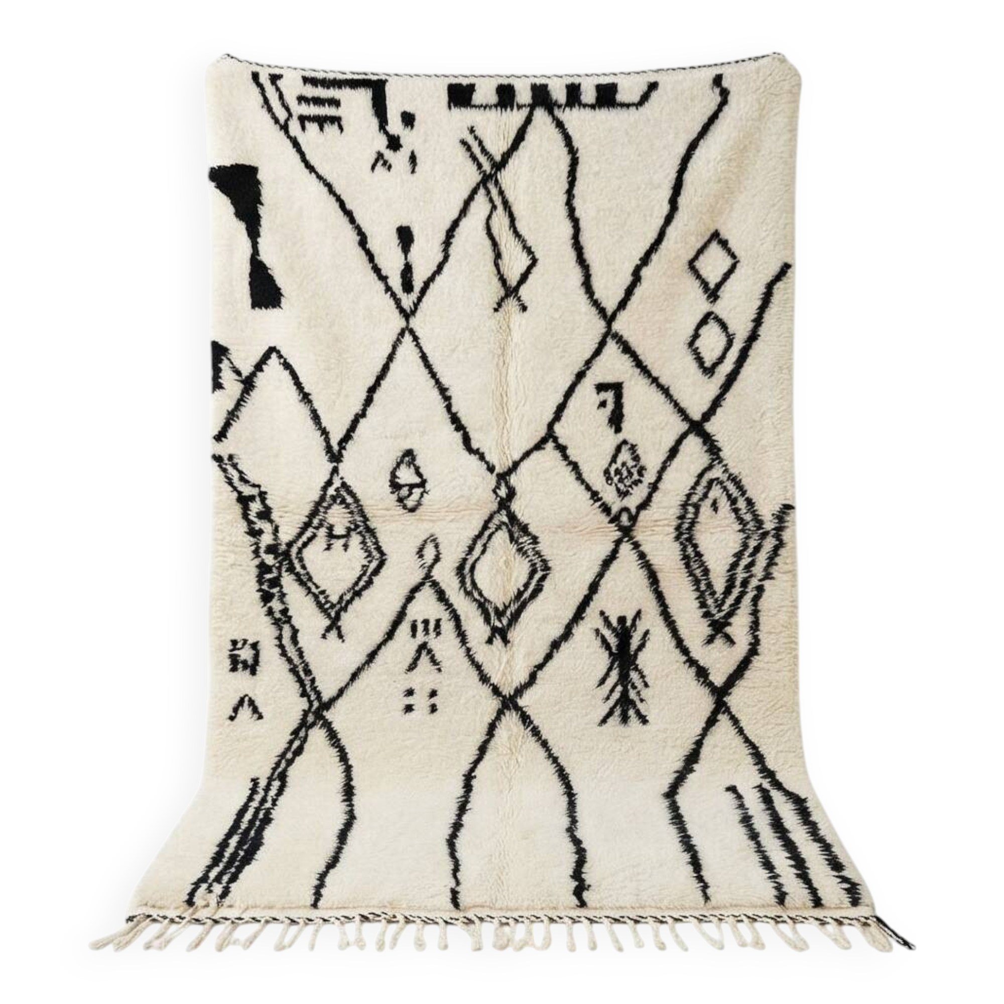 Modern colorful Moroccan rug