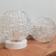 Paire d'appliques globe vintage