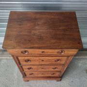 High chest of drawers Louis Philippe mid-19th century