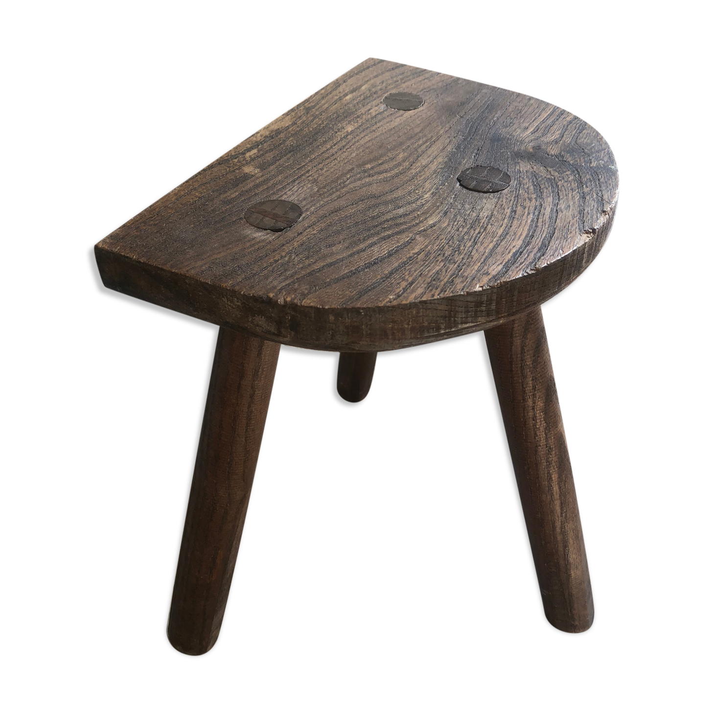 Wooden tripod stool