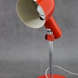 1960s Josef Hurka Red Desk Lamp for Napako , Czechoslovakia