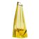 Art Deco vase, yellow crystal, designed by J. Hoffmann, Czechoslovakia, 1930s