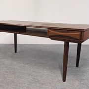 Modernist teak coffee table by Arne Vodder for Dyrlund, Denmark 1960.