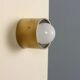 Vintage lamp in enamelled metal and aluminium, design, Italy, 1960s-1970s.