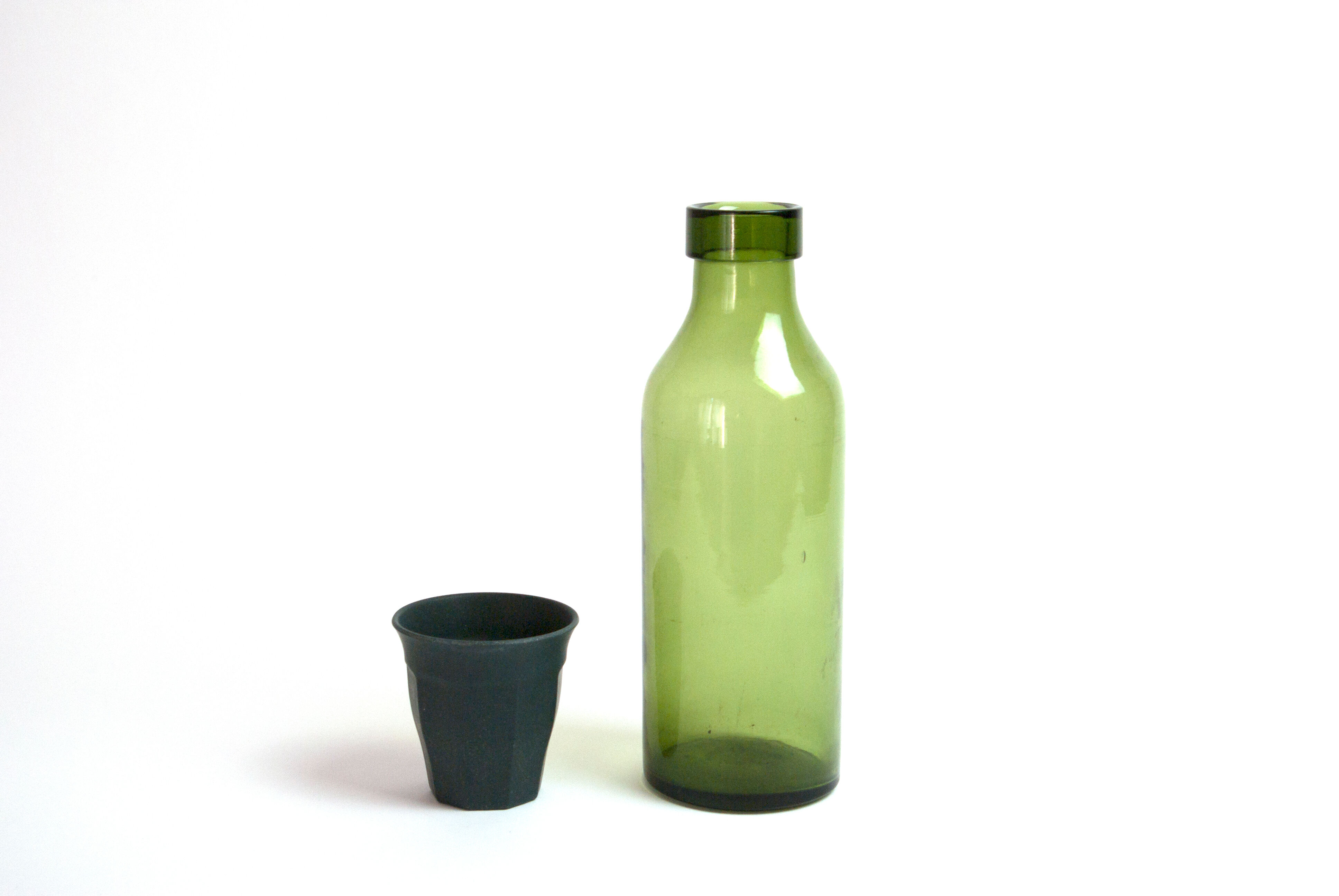 Bottle green glass