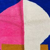 Handmade Moroccan rug, natural wool, 3x2 m.