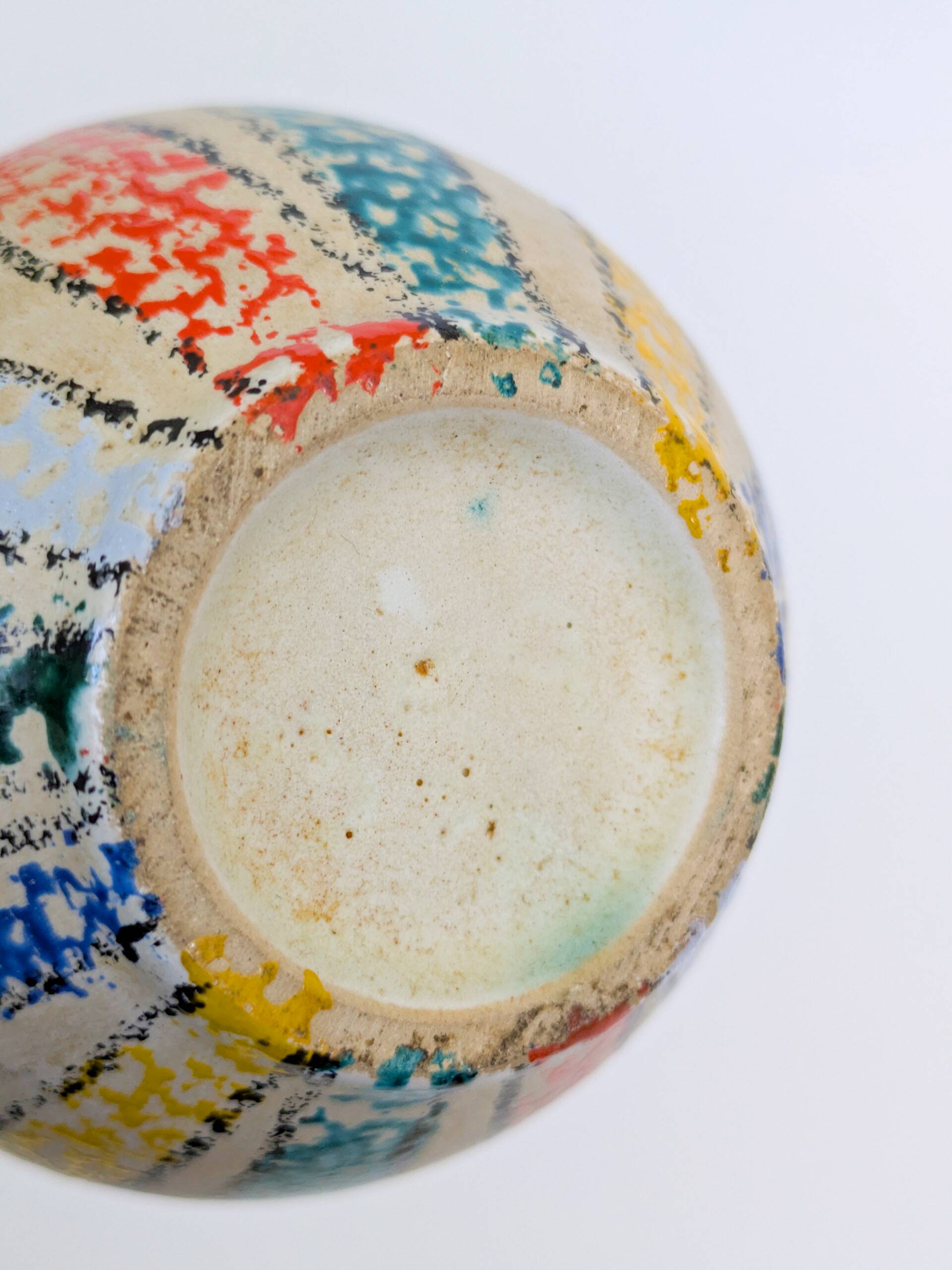 Mini Vase Scheurich Céramique Ouest Allemande Années 60