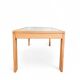 Pine wood dining table / formica top / 1970s