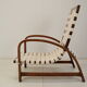 Art-deco adjustable armchair, designed by Jindrich Halabala,Restored,1930's
