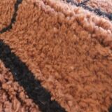 Contemporary Brown Rug - 256 x 216 cm