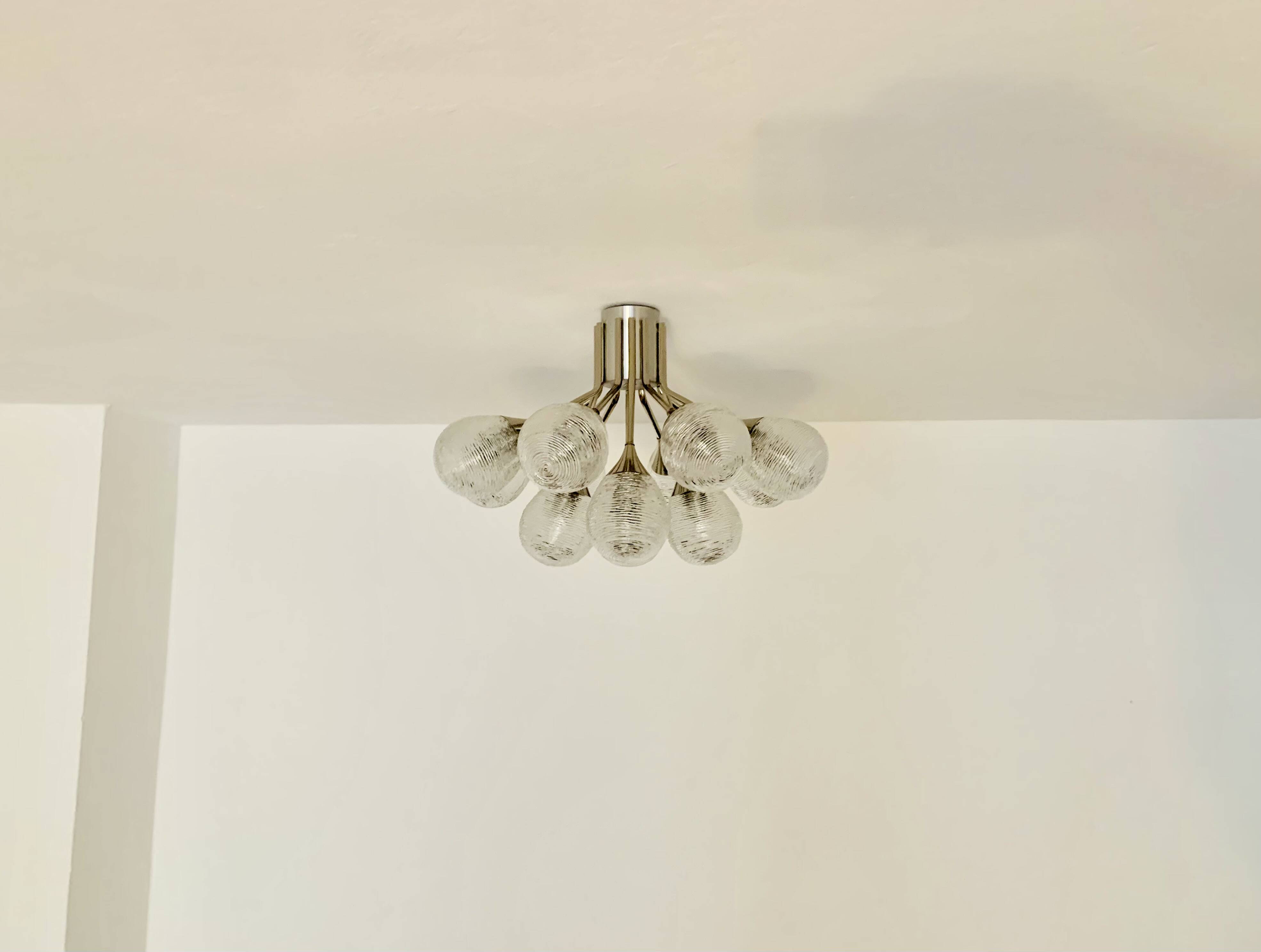 Sputnik Flush Chandelier