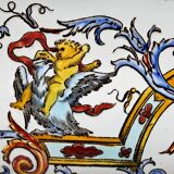 Gien earthenware planter, renaissance style – early twentieth century