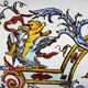 Gien earthenware planter, renaissance style – early twentieth century