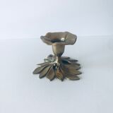Brass holly bougeoir