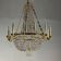 Lustre en bronze doré début xixème siècle
