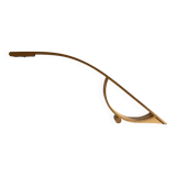 Lampe minimaliste en bois 1980