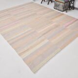 8x10 Salmon & Blue Soft Vintage Rug, 229x311Cm SK33342