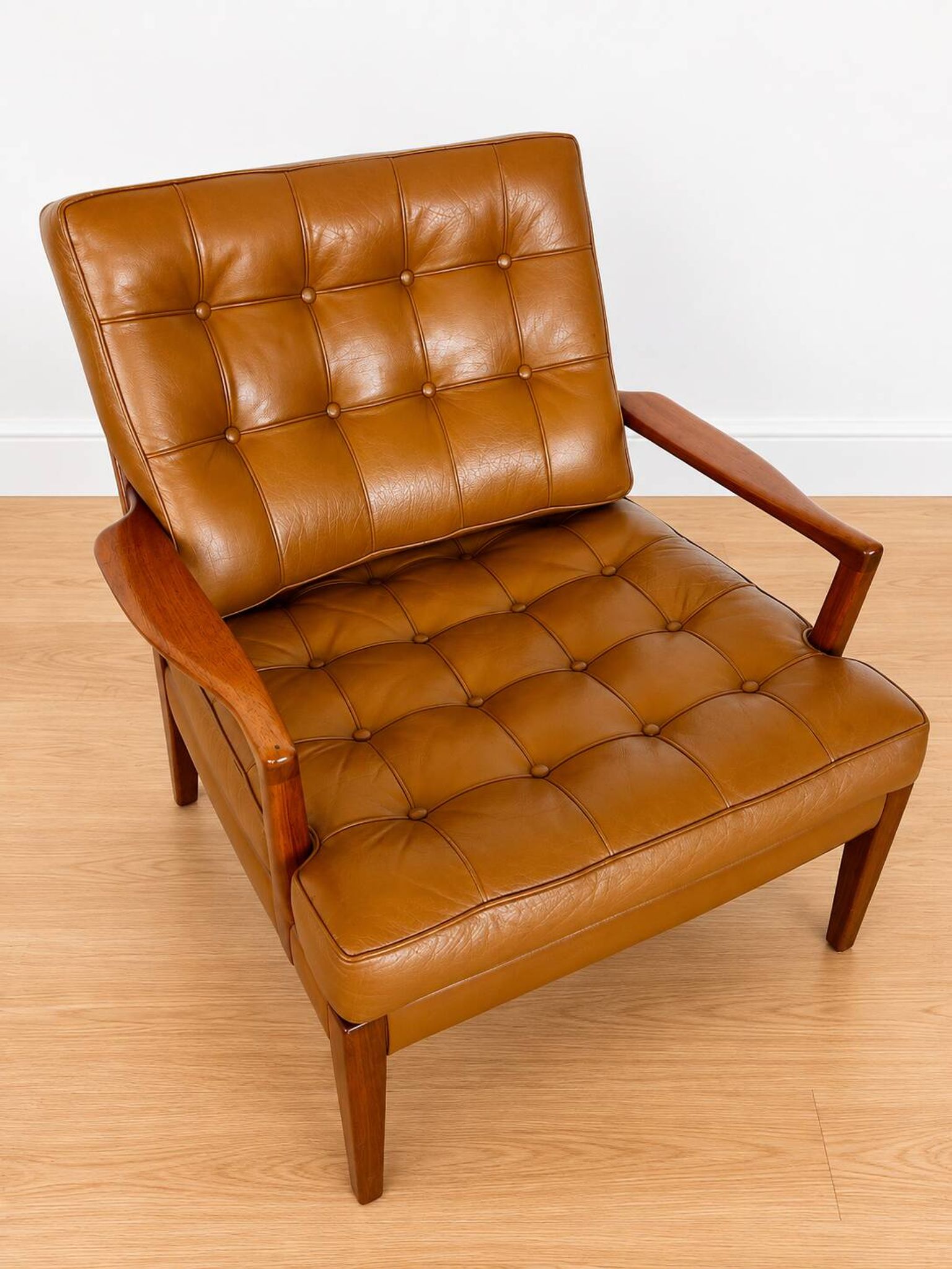 Fauteuil Arne Norell modèle “Löven”, années 1960.