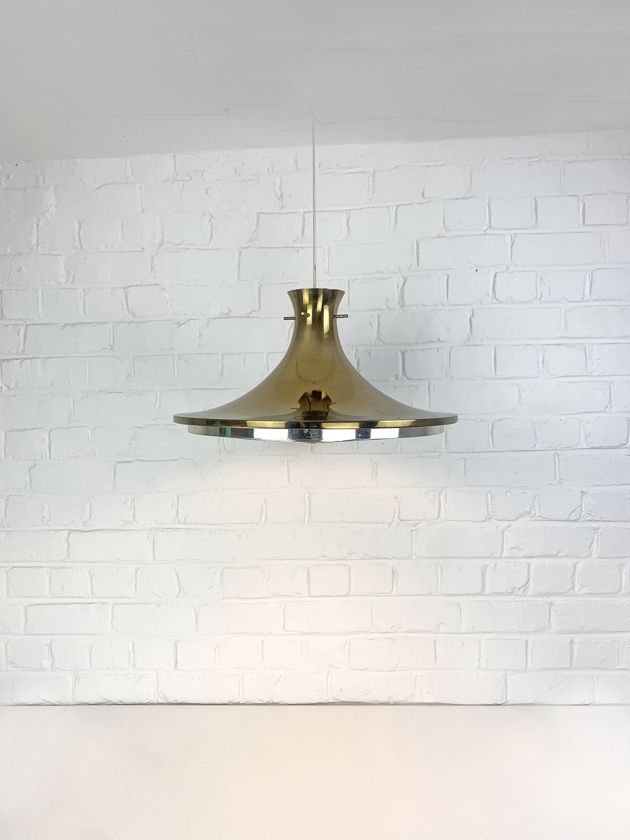 Vintage Scandinavian pendant light, Rex Lennart for Ikea, Sweden 1971