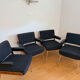 4 armchairs by Alain Richard from the 1970s.