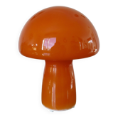 Orange mushroom lamp
