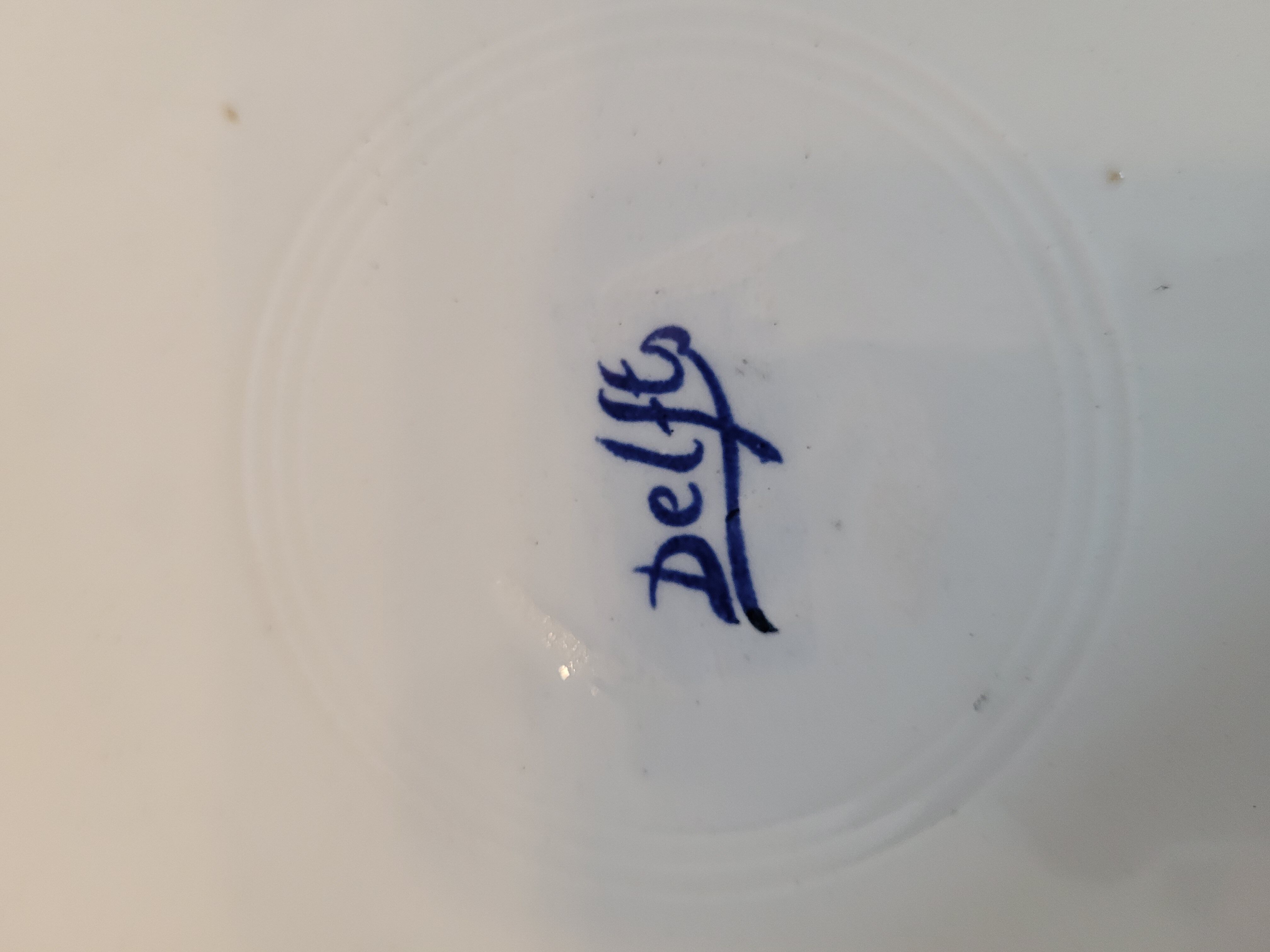 Large delfts dish