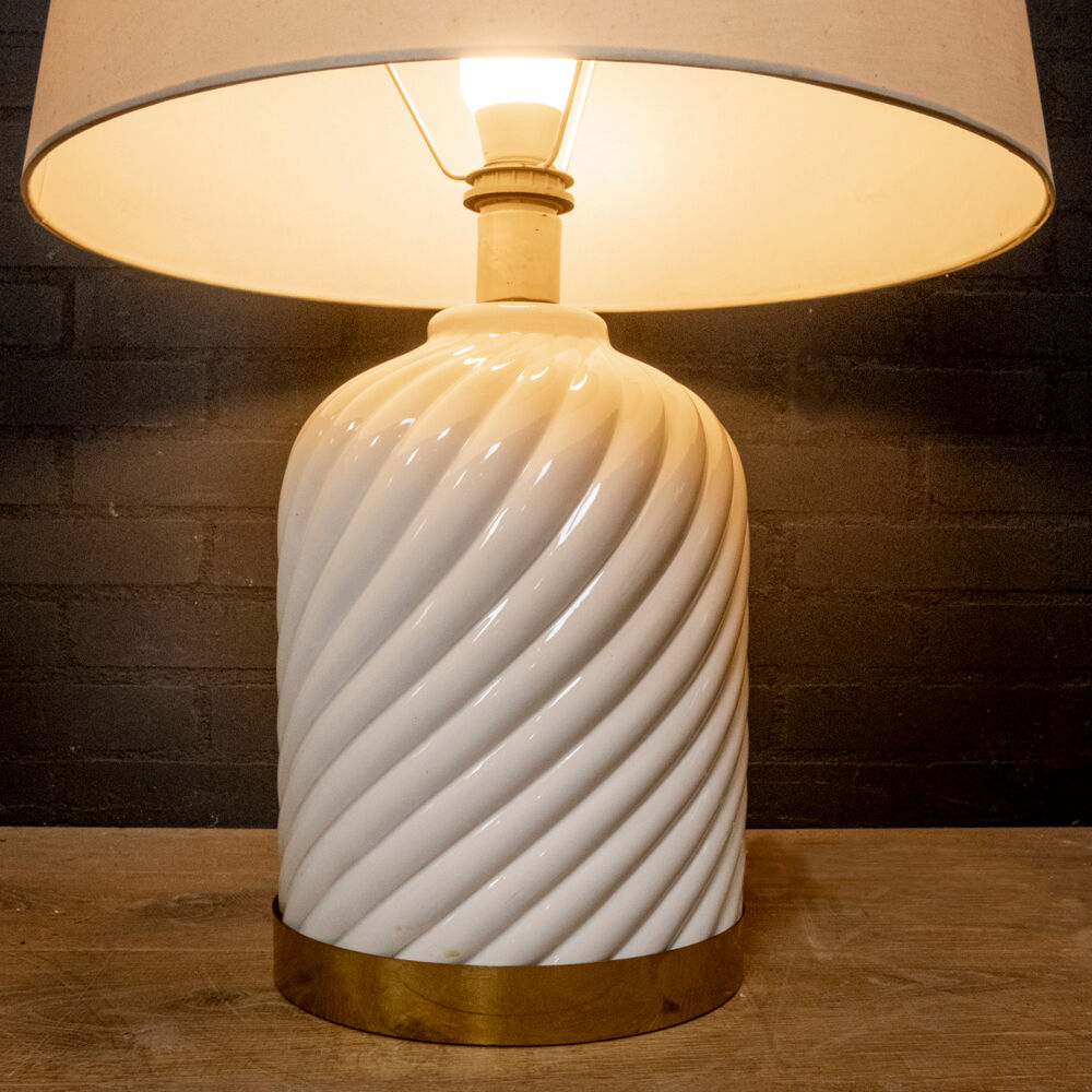 Tommaso Barbi 'Swirl' table lamp from the 70s