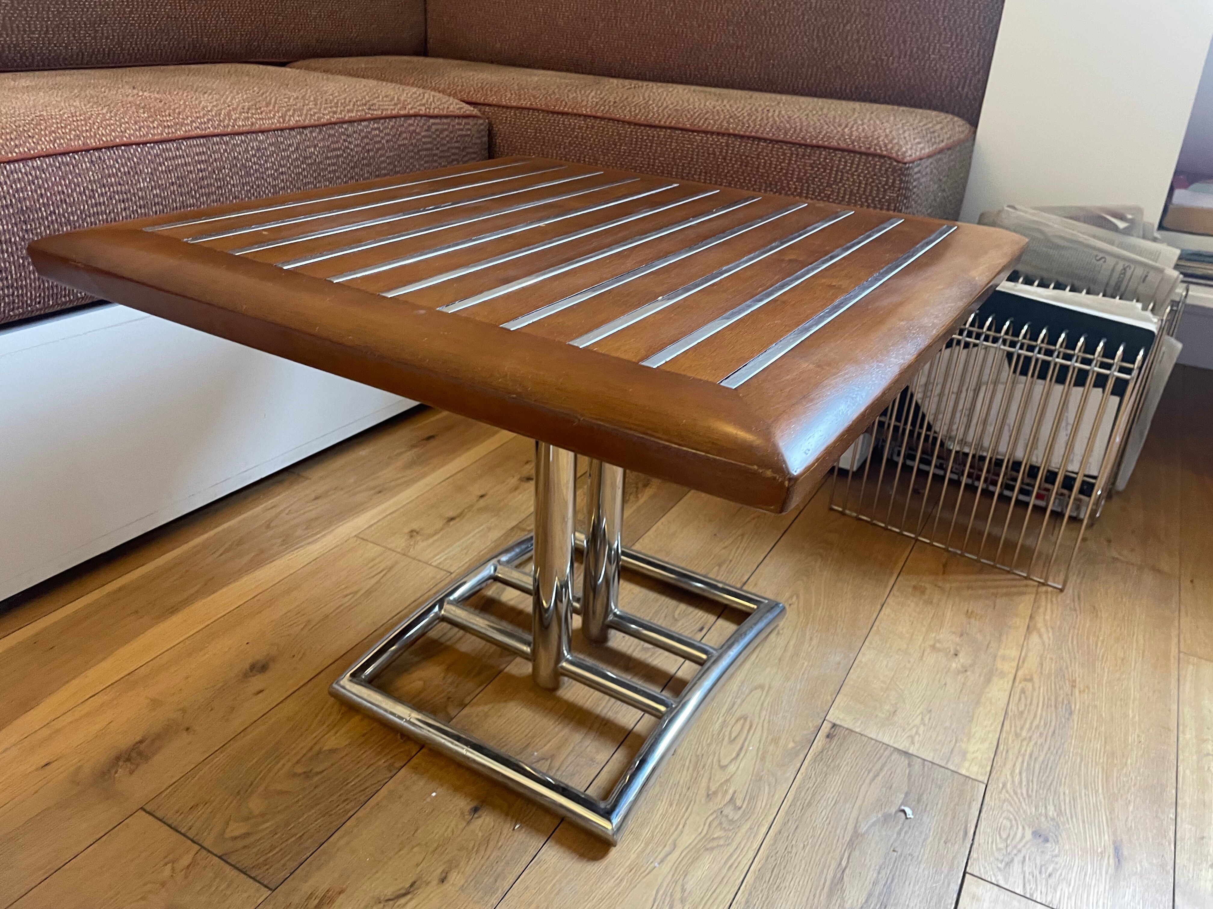 Side table / square coffee table - Riviera - Anne de Bejarry