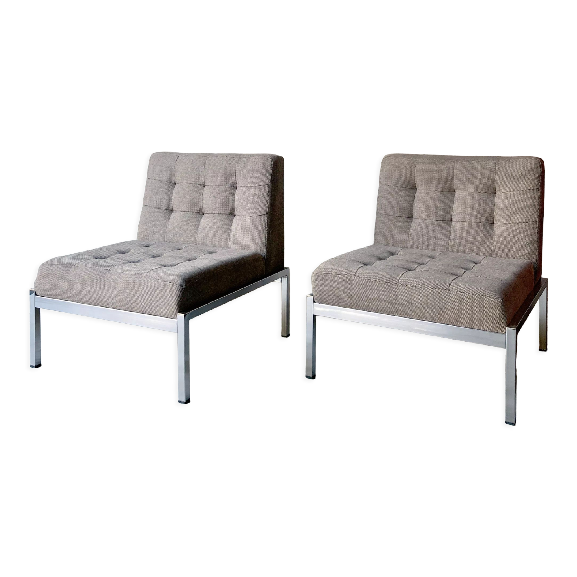 Pair of chairs Joseph André Motte