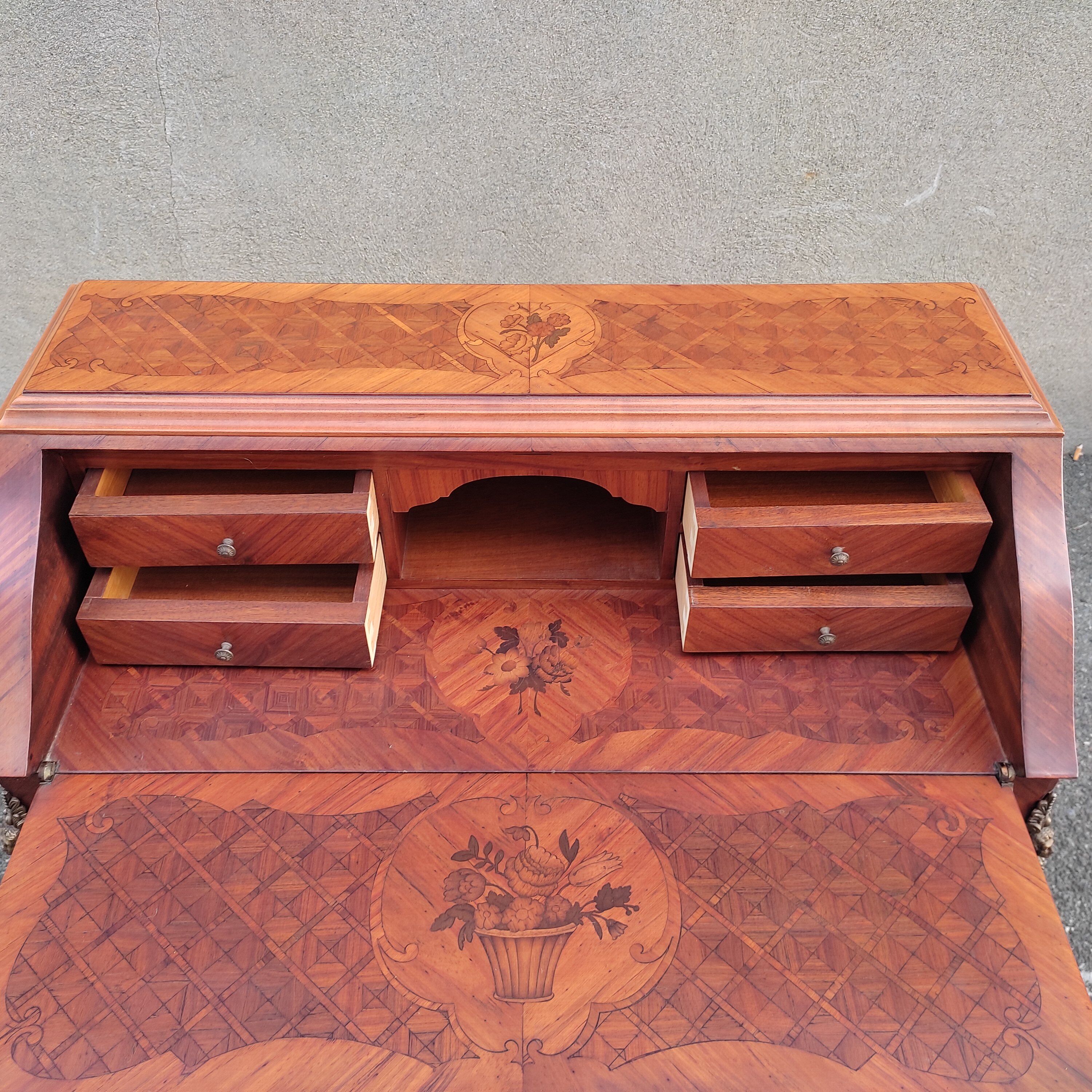 Louis XV style writing desk