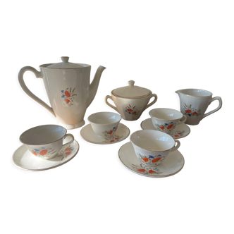 Digoin-Sarreguemines coffee service "pastoral" model